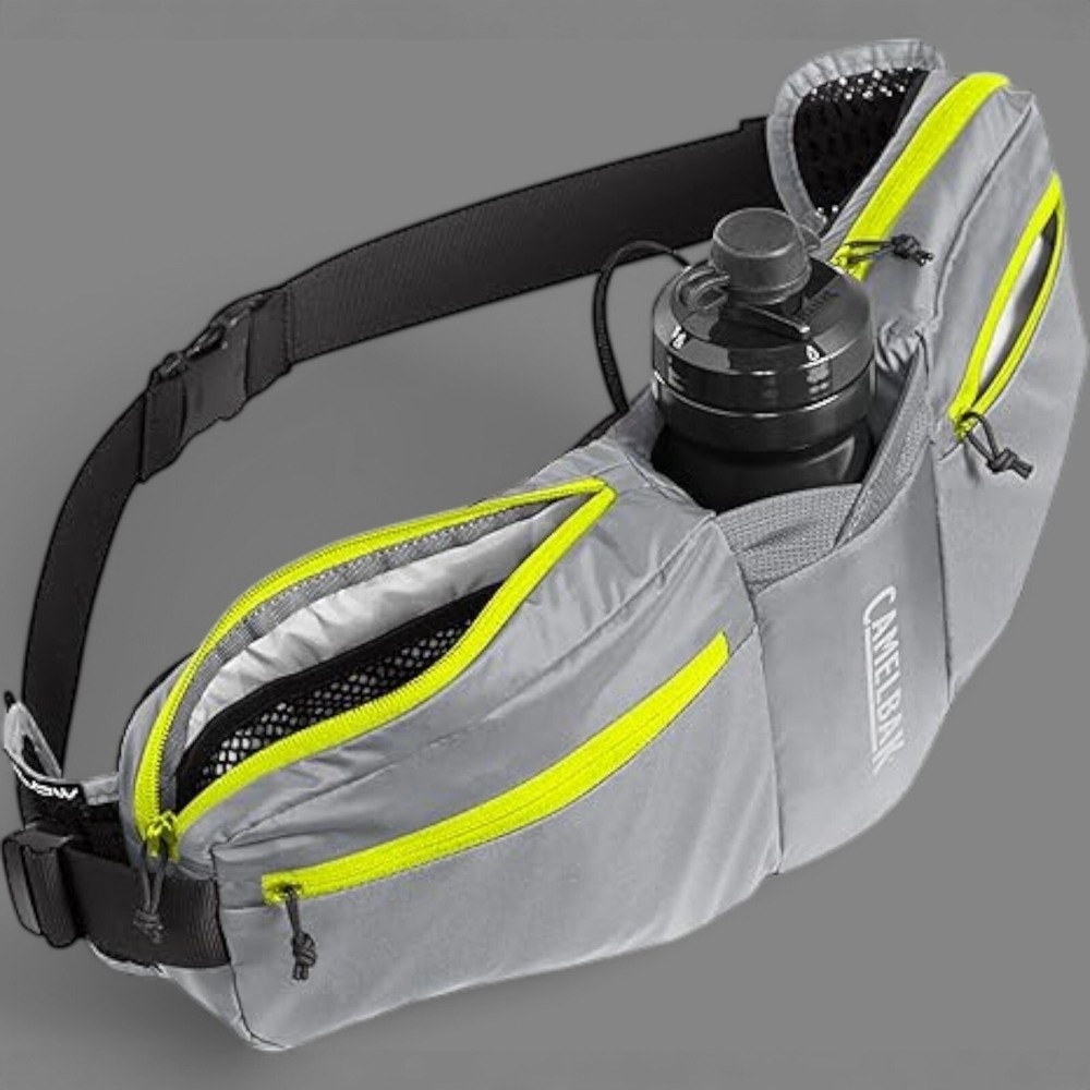 CamelBak Podium Flow 4 Hydration Belt Gunmetal 21oz Bottle Lightweight - Picture 2 of 16
